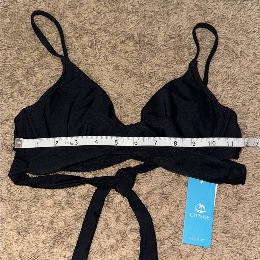 Cupshe Elegant Black Bikini Set size XS - Picture 6 of 9
